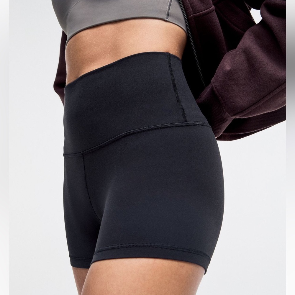 Lululemon Align Black Shorts 4in Inseam High Rise